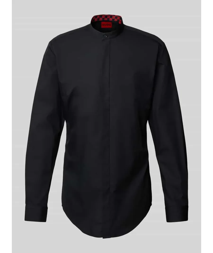 obrazek 1 Koszula biznesowa o kroju regular fit ze stójką model ‘Kaleb’