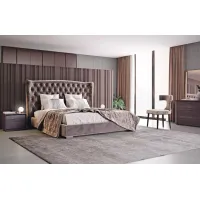 Picture Made in Italy - a comfortable bed from the Arona collection for the bedroom