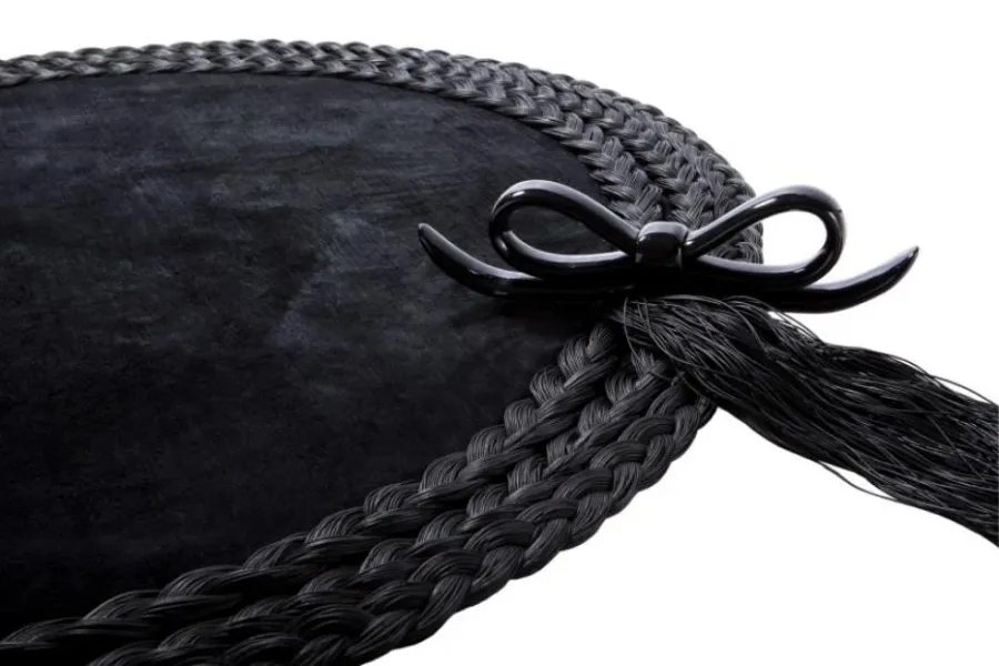 obrazek 3 Okrągły dywan z ogonem - BLACK TIE CARPET