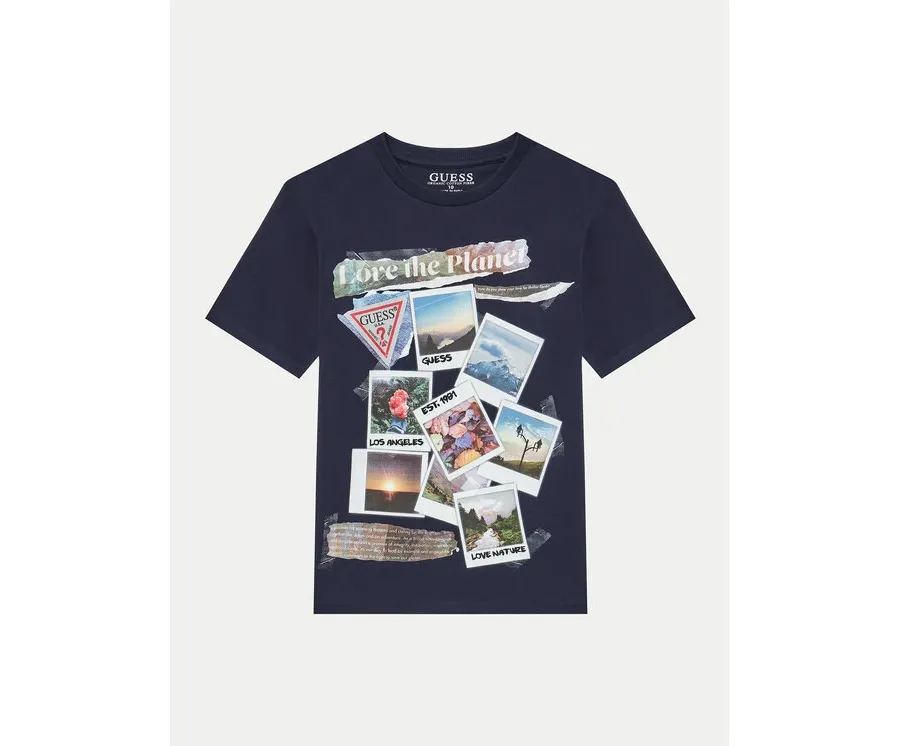 obrazek 1 Guess T-Shirt L4YI44 K8HM4 Granatowy Oversize