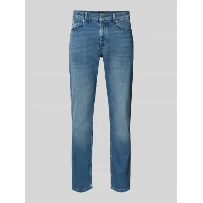Zdjęcie Jeansy o kroju regular fit z 5 kieszeniami