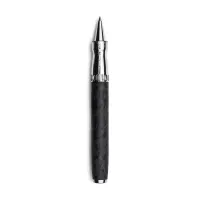 Picture Brilliant Forged Carbon black ballpoint pen