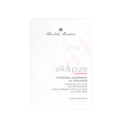 Zdjęcie Charlotte Meentzen silk & pure Hydrogel-Augenpads Mit Hyaluron Płatki pod oczy 5 szt.