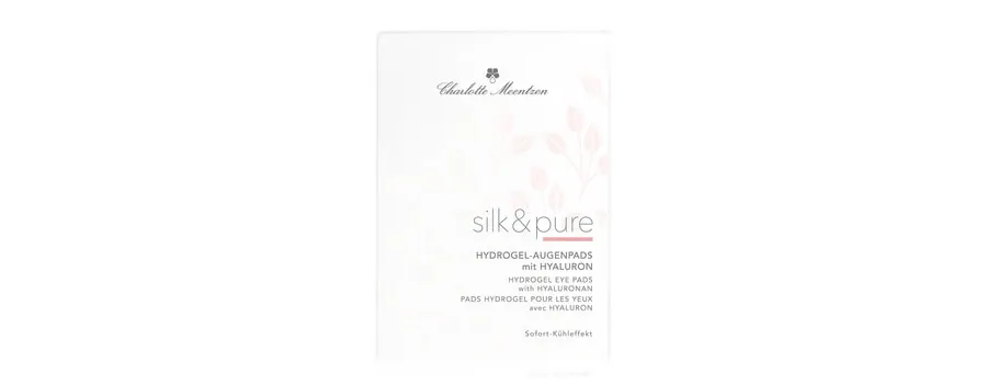 obrazek 1 Charlotte Meentzen silk & pure Hydrogel-Augenpads Mit Hyaluron Płatki pod oczy 5 szt.