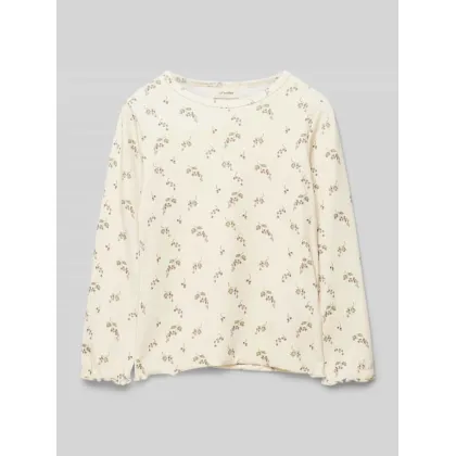 Zdjęcie Bluzka z długim rękawem z falistym dołem model ‘GIO’