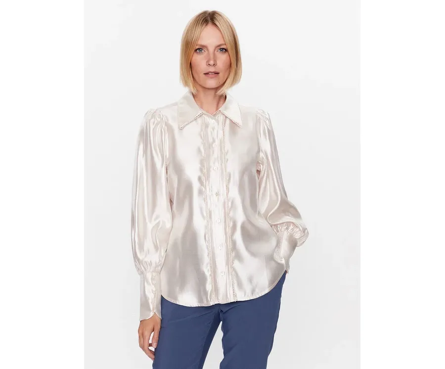obrazek 1 Bruuns Bazaar Koszula Chicory India BBW3320 Beżowy Regular Fit