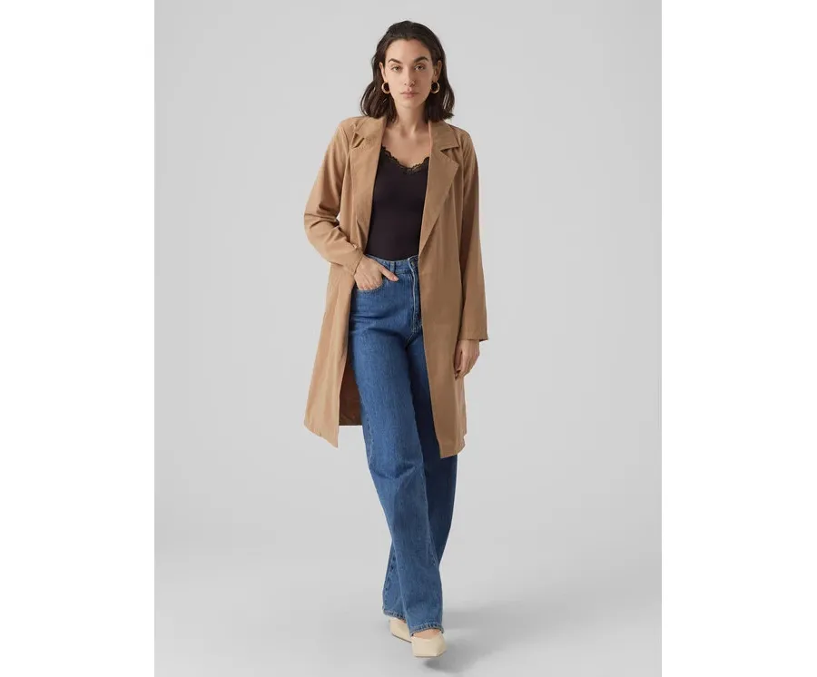 obrazek 1 Vero Moda Trencz Billie Daisy 10281638 Brązowy Regular Fit
