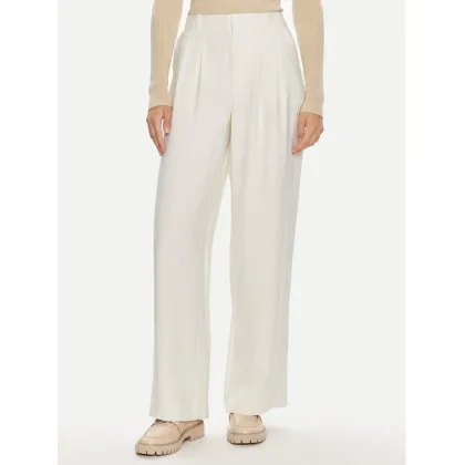 Zdjęcie Calvin Klein Jeans Spodnie materiałowe J20J223917 Écru Relaxed Fit