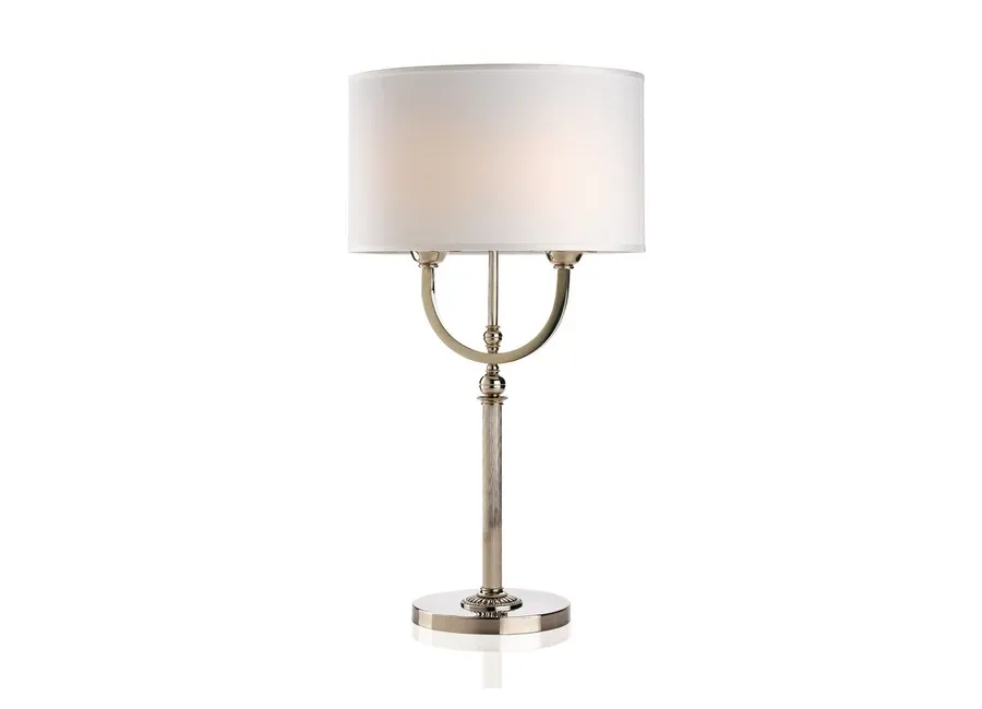 obrazek 1 Nieszablonowa lampa na biurko z abażurem