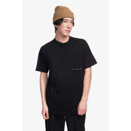 Zdjęcie STAMPD t-shirt bawełniany kolor czarny gładki SLA.M3098TE-BLK