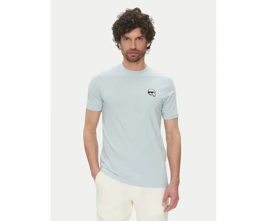 obrazek 1 KARL LAGERFELD T-Shirt 755710 552224 Błękitny Regular Fit