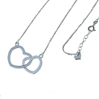 Picture Women's chain with intertwined hearts, 45 cm