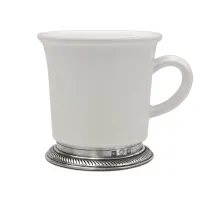 Zdjęcie Ceramiczny kubek z pewterową podstawą - seria Luisa