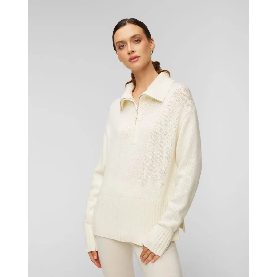 obrazek 1 Sweter Welniano-kaszmirowy Damski Allude Troyer