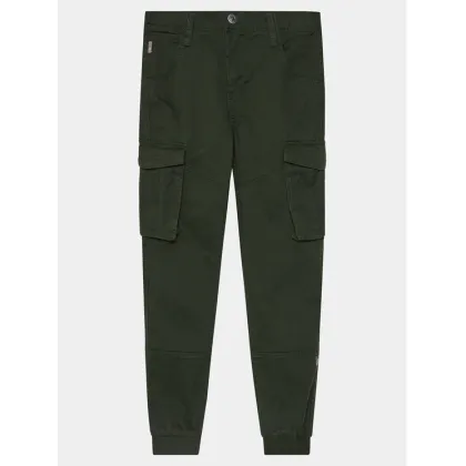 Zdjęcie NAME IT Spodnie materiałowe Ryan 13151735 Zielony Regular Fit