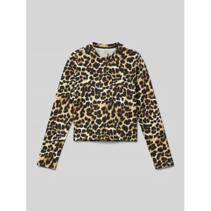 Zdjęcie Bluzka z długim rękawem z dekoltem okrągłym