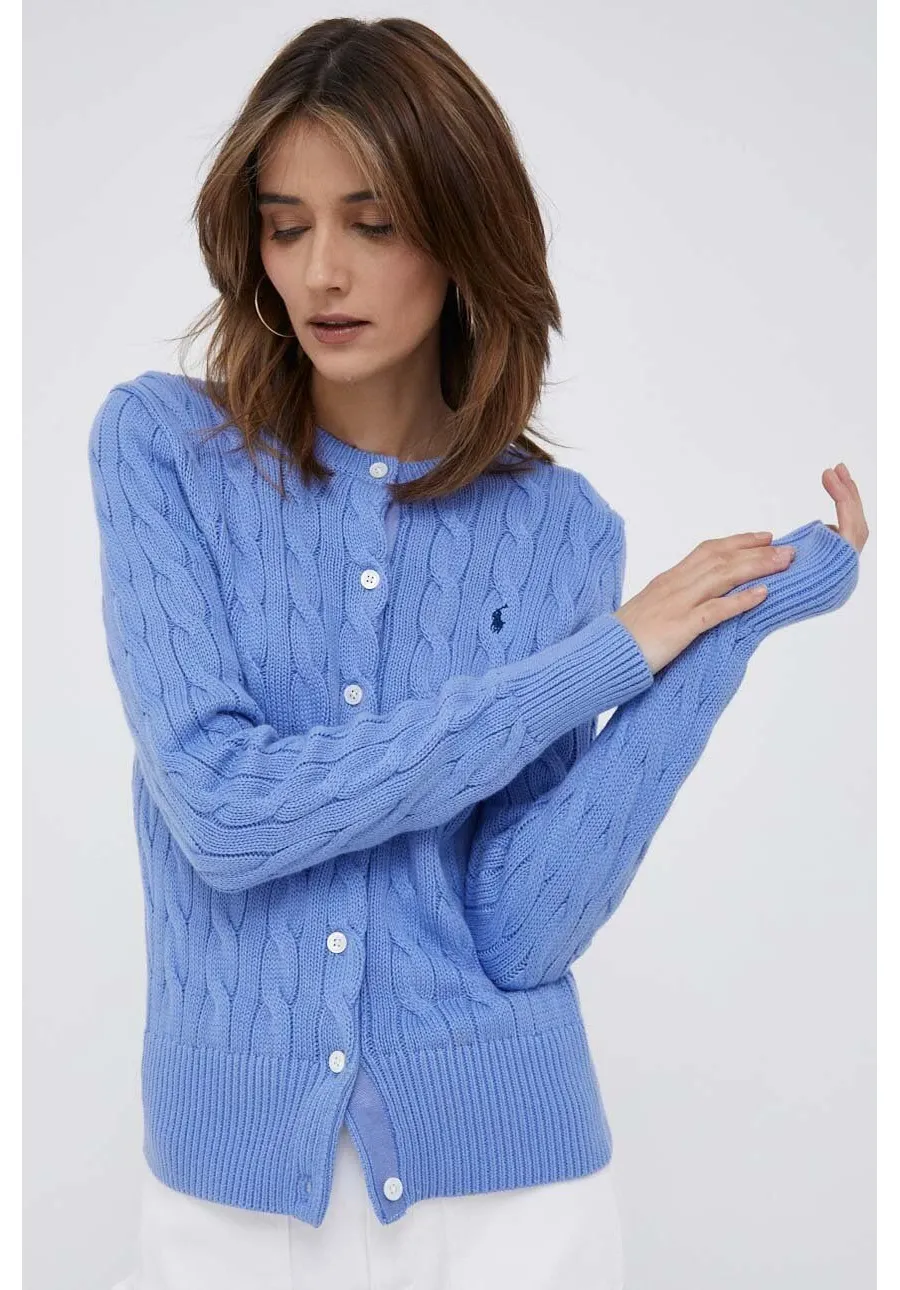 obrazek 1 Polo Ralph Lauren kardigan bawełniany kolor niebieski
