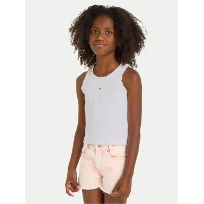 Zdjęcie Tommy Hilfiger Top Essential KG0KG07905 Biały Regular Fit