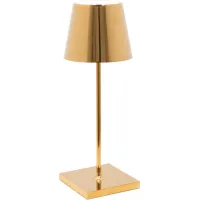 Picture Beautiful metallic-gold Poldina Mini table lamp