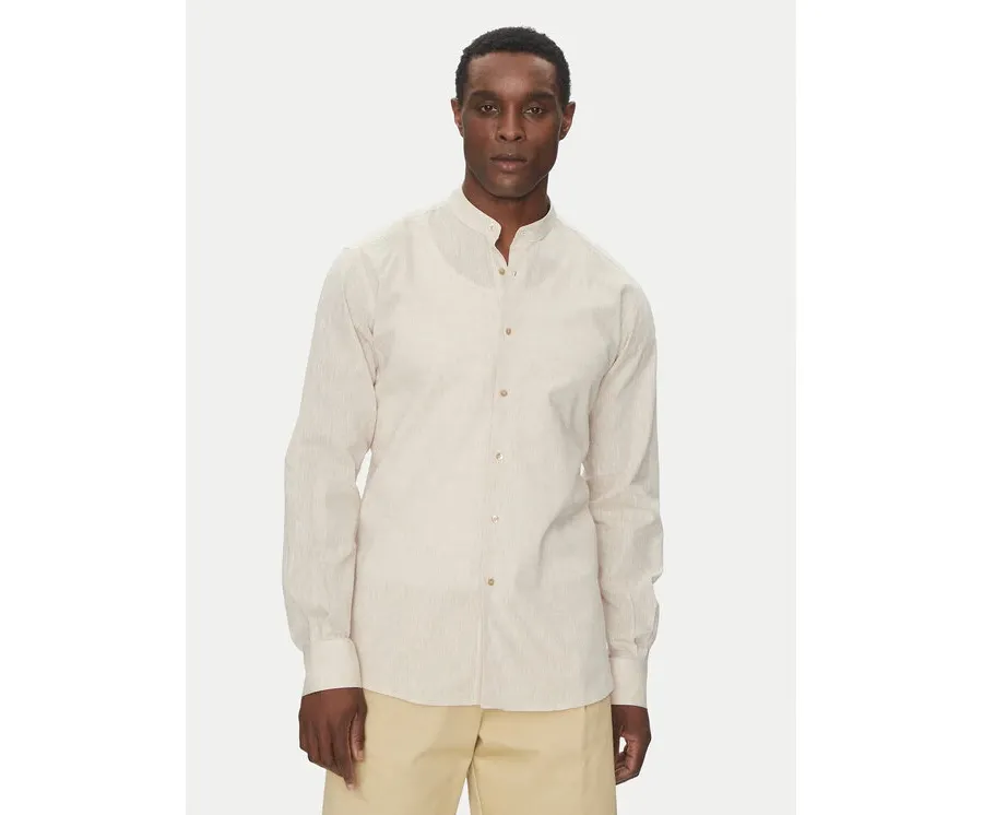 obrazek 1 KARL LAGERFELD Koszula 605035 552627 Beżowy Regular Fit