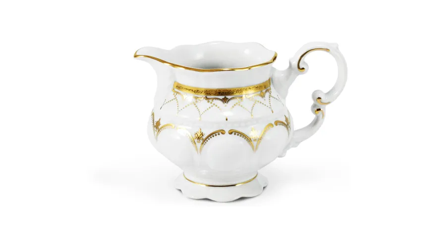 obrazek 4 Piękny stylowy 15-elementowy zestaw do herbaty z porcelany z kolekcji Wedding sonata – Leander
