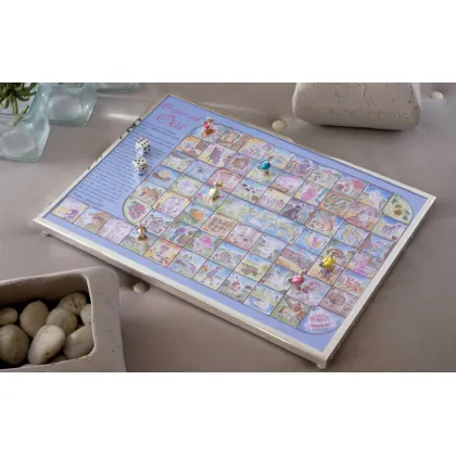 Picture Interesting goose game made of silver-plated nickel