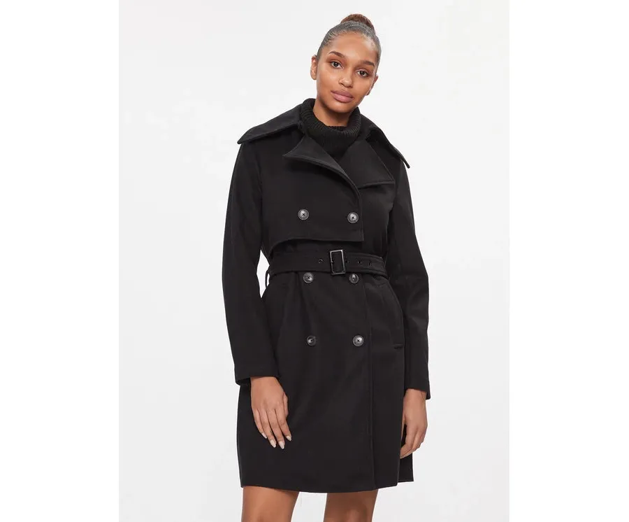 obrazek 1 Vero Moda Trencz Janet 10301315 Czarny Regular Fit