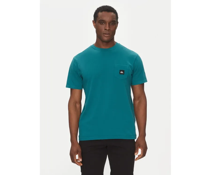 obrazek 1 Quiksilver T-Shirt EQYZT08035 Zielony Regular Fit