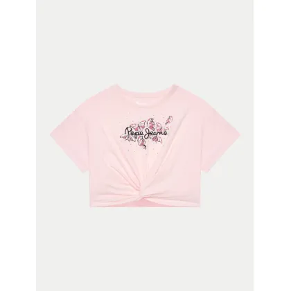 Zdjęcie Pepe Jeans T-Shirt Quindara PG503076 Różowy Regular Fit