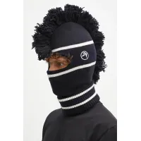 Zdjęcie AMBUSH kominiarka Fringe Knit Balaclava kolor czarny BMLC001F24KNI0011031