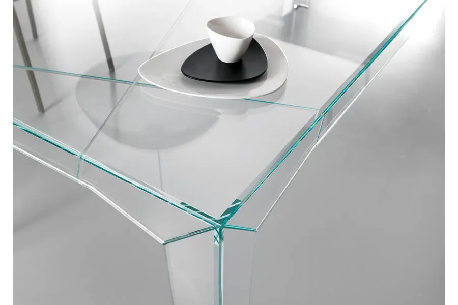 obrazek 3 Luksusowy stół wykonany ze szkła przezroczystego - Tonelli Design