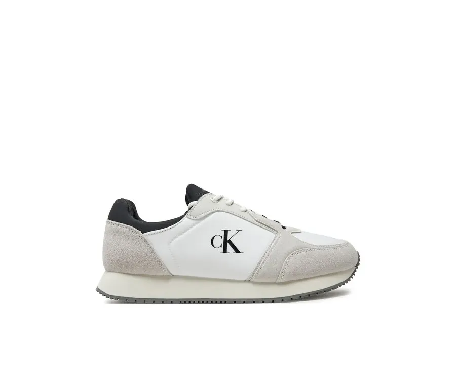 obrazek 1 Calvin Klein Jeans Sneakersy Retro Sock Runner Mg Wmm YM0YM01152 Biały