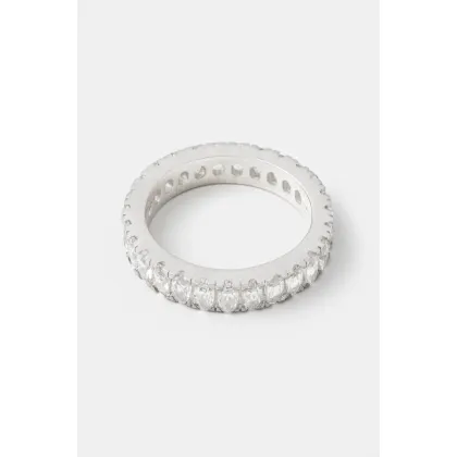 Zdjęcie HATTON LABS pierścionek srebrny Elliptical Eternity Ring HL.W4.276.01