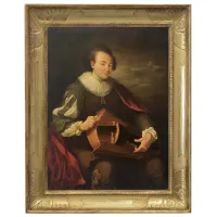 Picture Stylish oil painting in a frame -