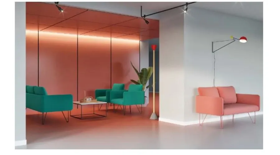 obrazek 3 Włoska sofa z kolekcji Doumo tapicerowana skórą lub tkaniną