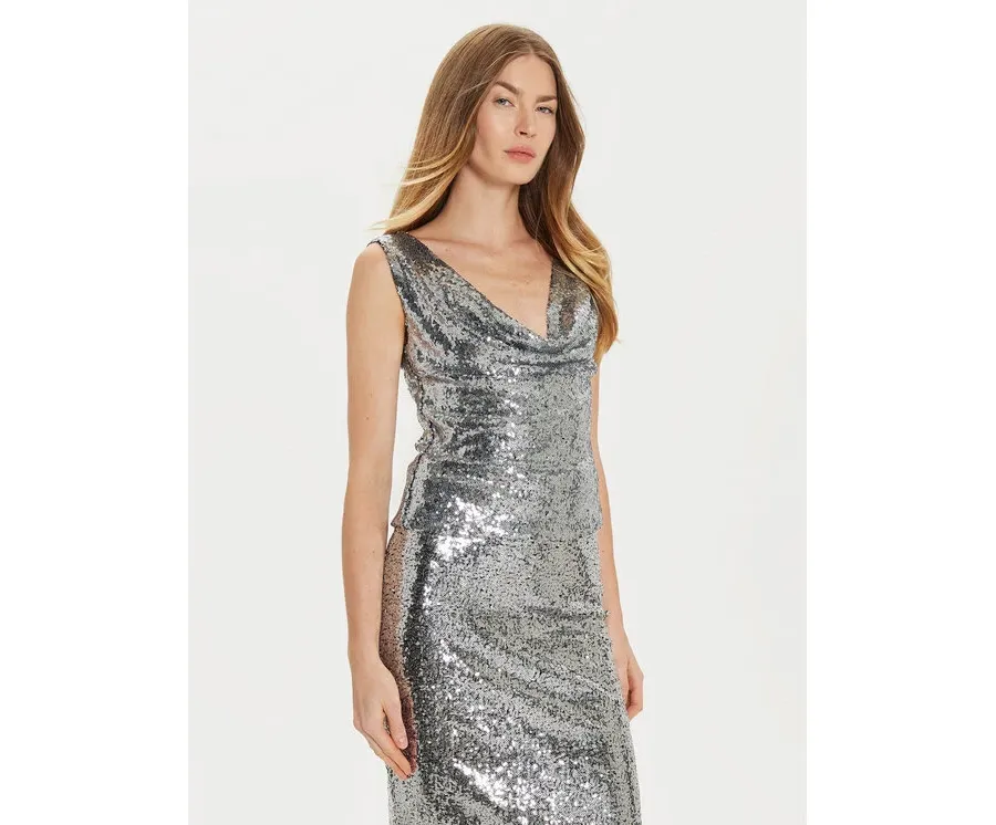 obrazek 1 ARTIGLI Bluzka ACCN000617 Srebrny Regular Fit