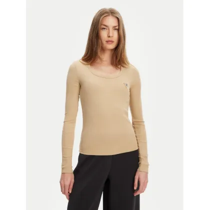 Zdjęcie Guess Bluzka V4BP07 K8RT2 Beżowy Regular Fit