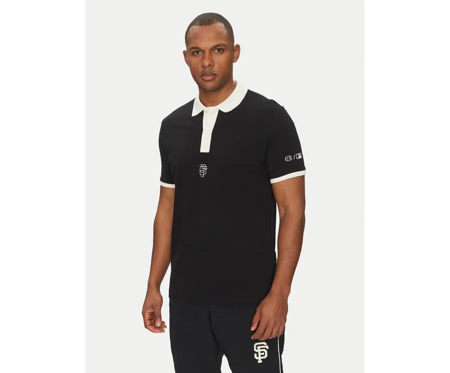 obrazek 1 Champion Polo 221044 Czarny Regular Fit