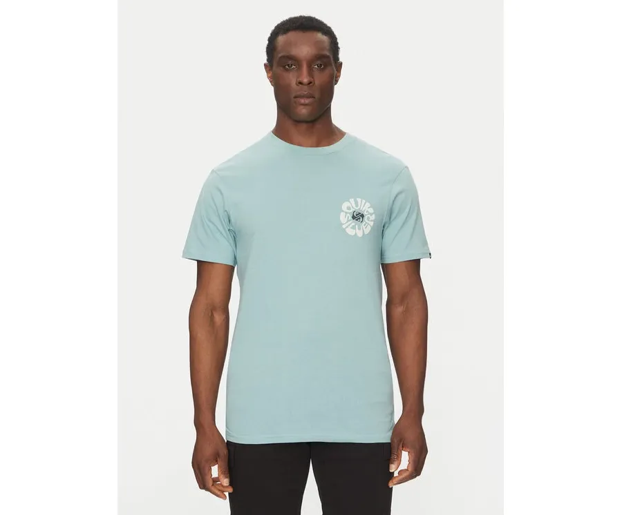 obrazek 1 Quiksilver T-Shirt EQYZT08036 Turkusowy Regular Fit