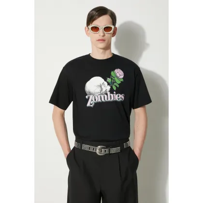 Zdjęcie Undercover t-shirt bawełniany Zombies męski kolor czarny z nadrukiem UC1D3812