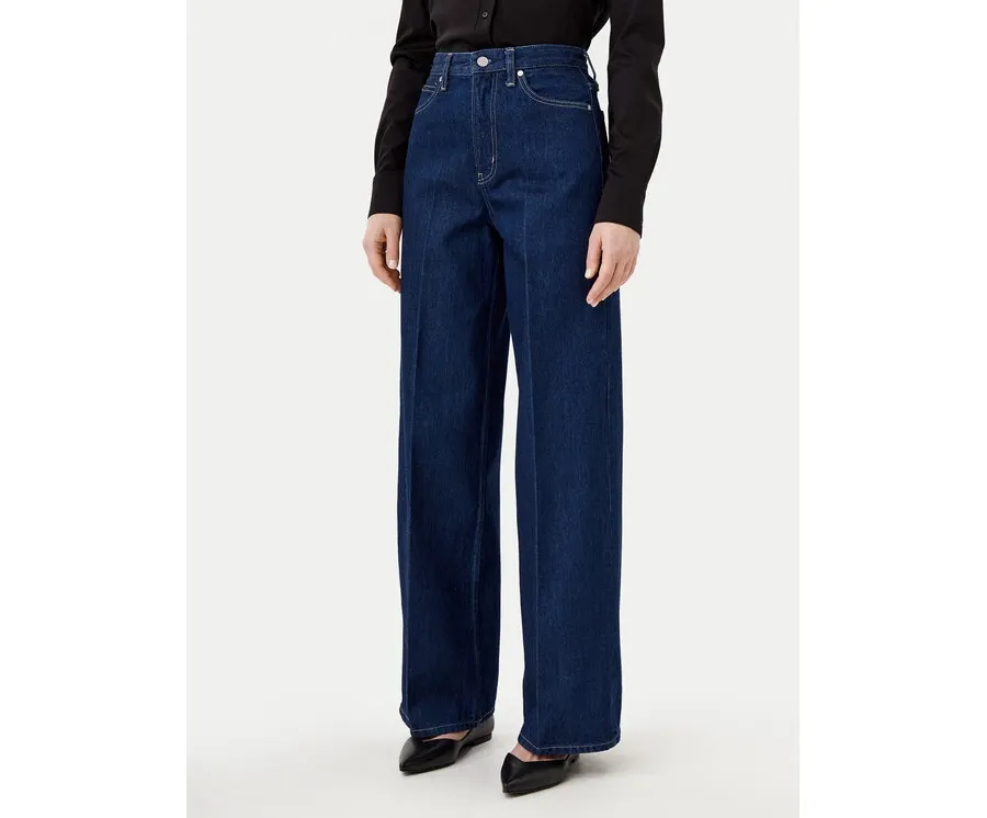 obrazek 1 Calvin Klein Jeansy K20K208253 Niebieski Wide Leg