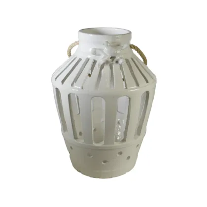 Zdjęcie Stylowy lampion z ceramiki - Virginia Casa