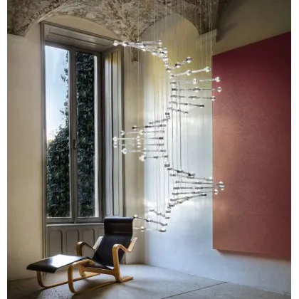Picture An unconventional chandelier for artistic rooms - RAQAM P4