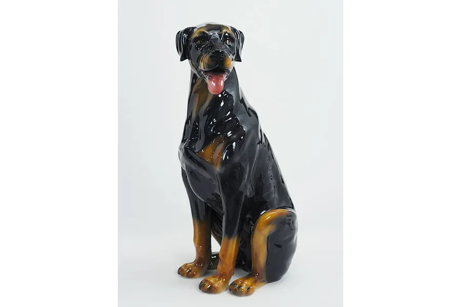 obrazek 1 Ceramiczna figura rottweilera