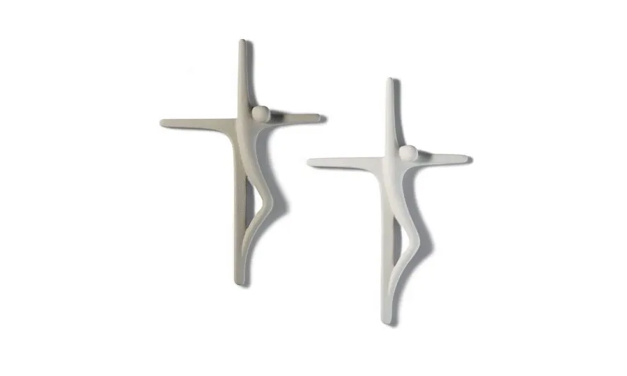 obrazek 3 Ozdobny ceramiczny krzyż Eloi na ścianę