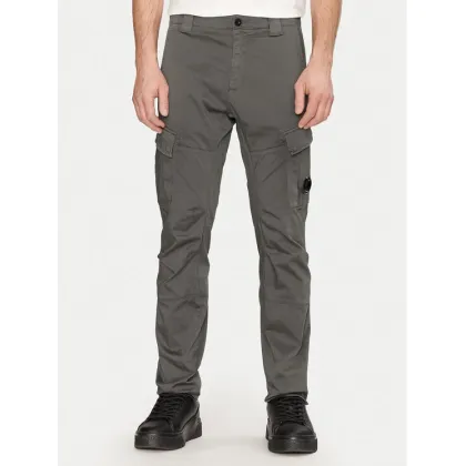 Zdjęcie C.P. Company Spodnie materiałowe 18CMPA056A005694G Szary Regular Fit