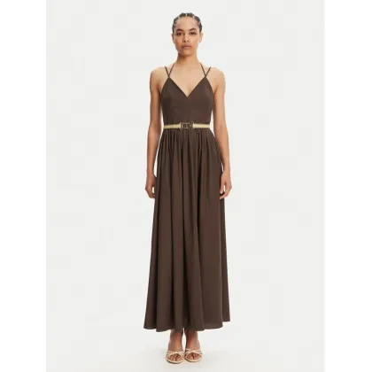 Zdjęcie TWINSET Sukienka letnia 251TT2100 Brązowy Regular Fit