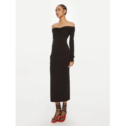 Zdjęcie ROTATE Sukienka koktajlowa Pippi 113026100 Czarny Slim Fit