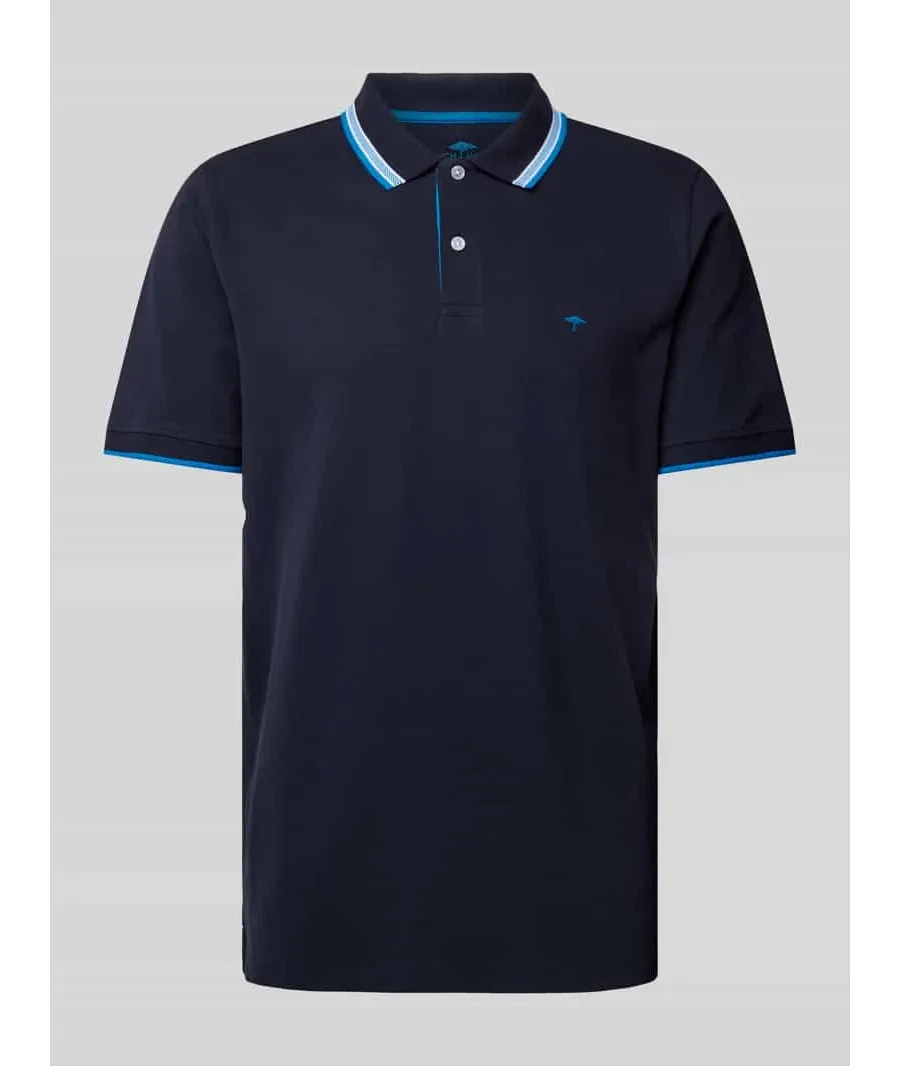 obrazek 1 Koszulka polo o kroju regular fit z paskami w kontrastowym kolorze