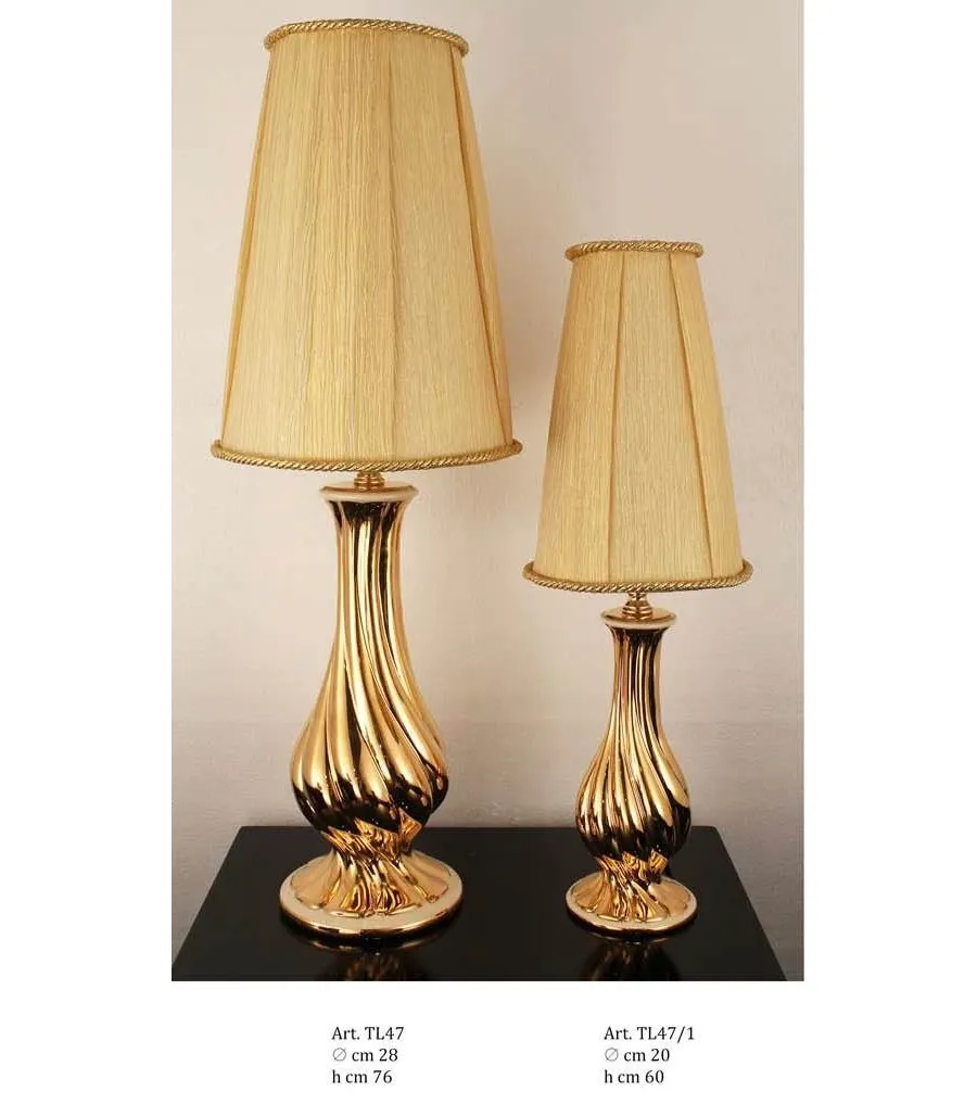 obrazek 1 Ceramiczna beżowa lampa